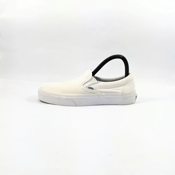 Vans White SlipOns