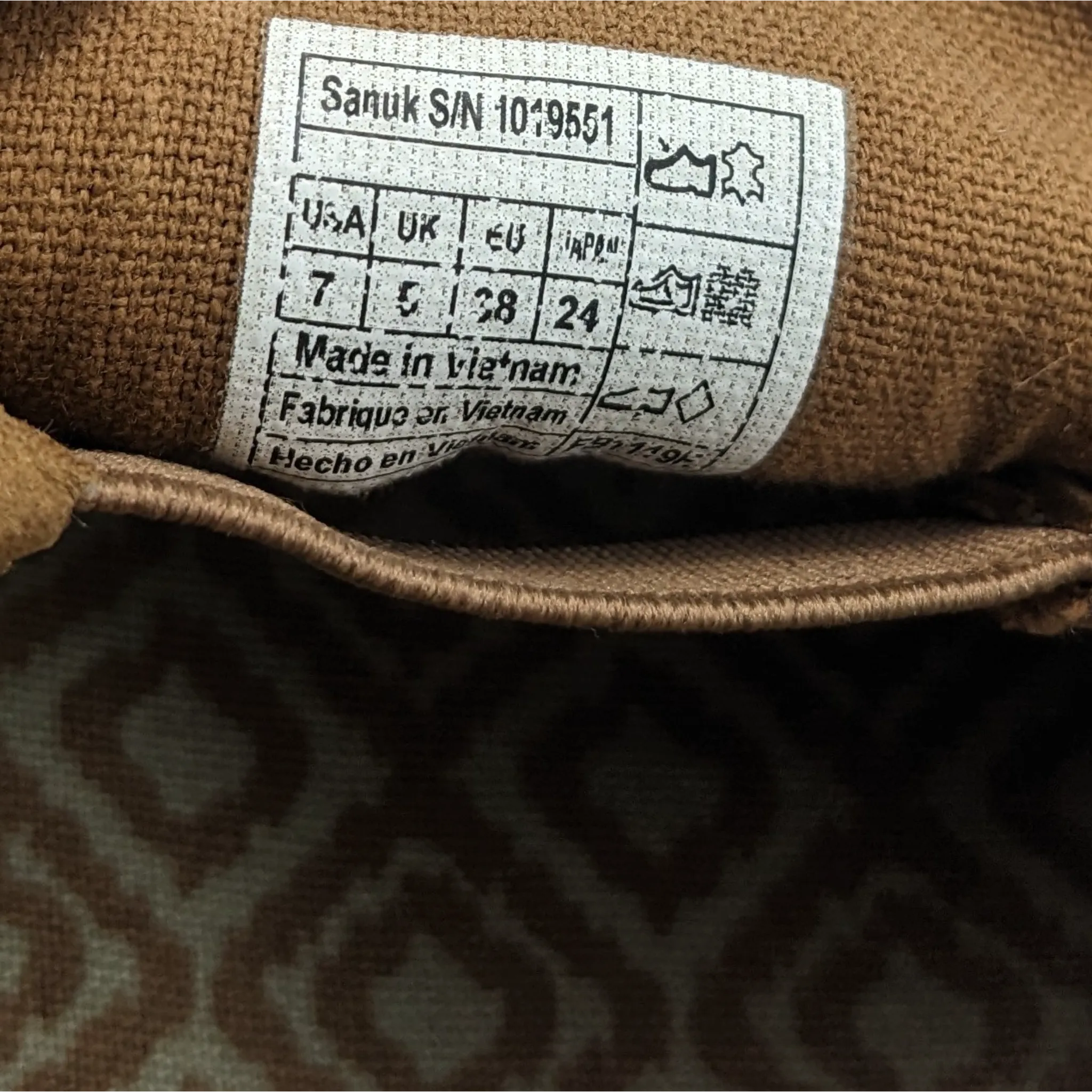 Sanuk Brown SlipOns