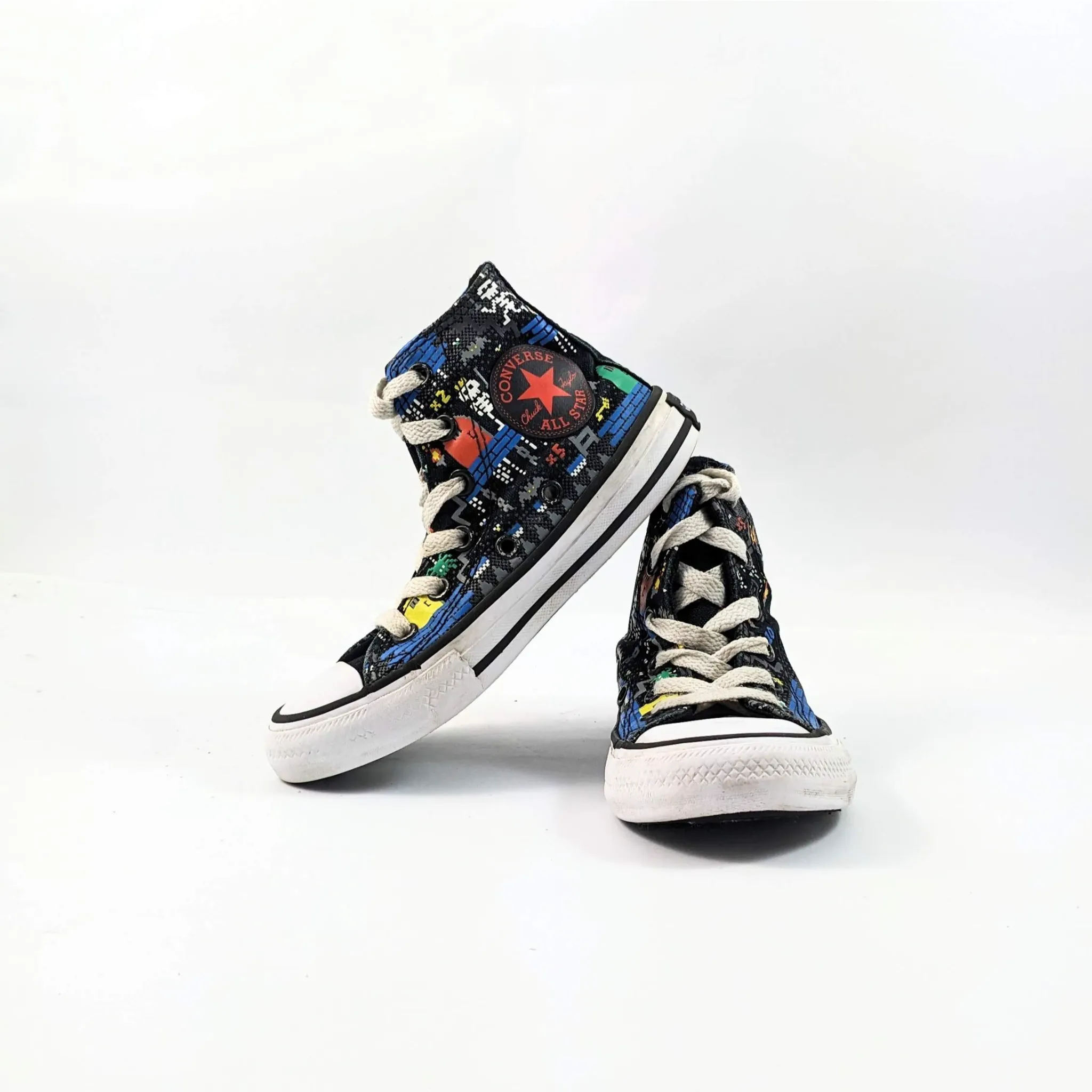 Converse Black Hightops Kids