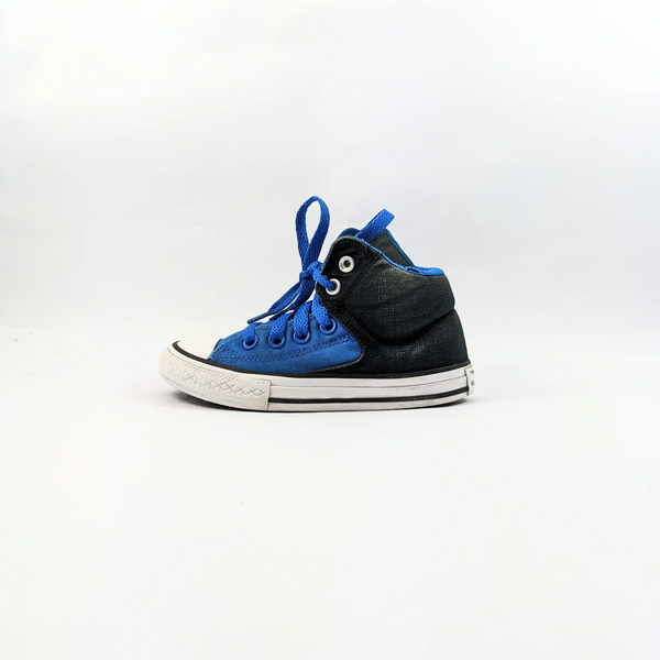 Converse Black Blue Hightops Kids