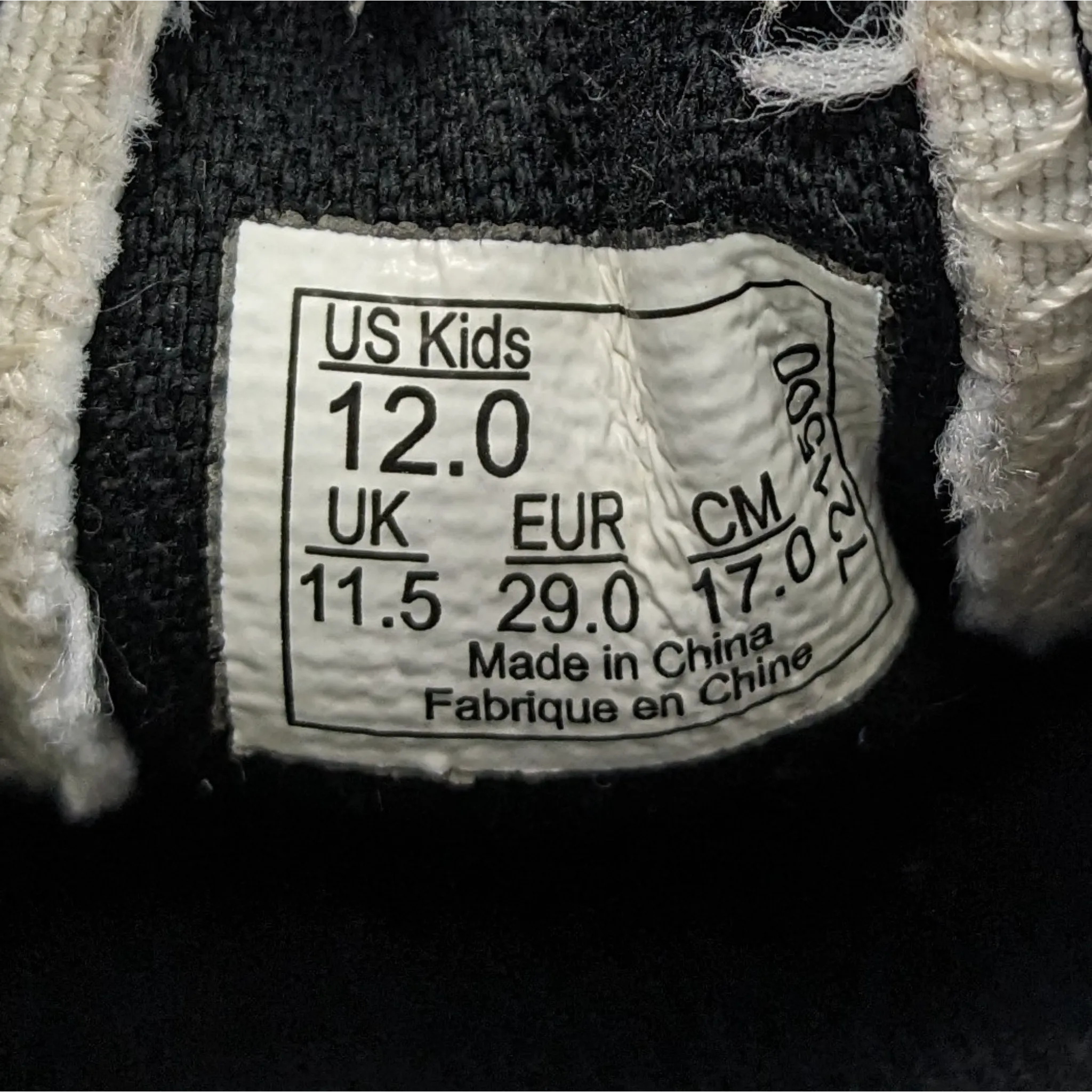 Vans Black Sneakers Kids