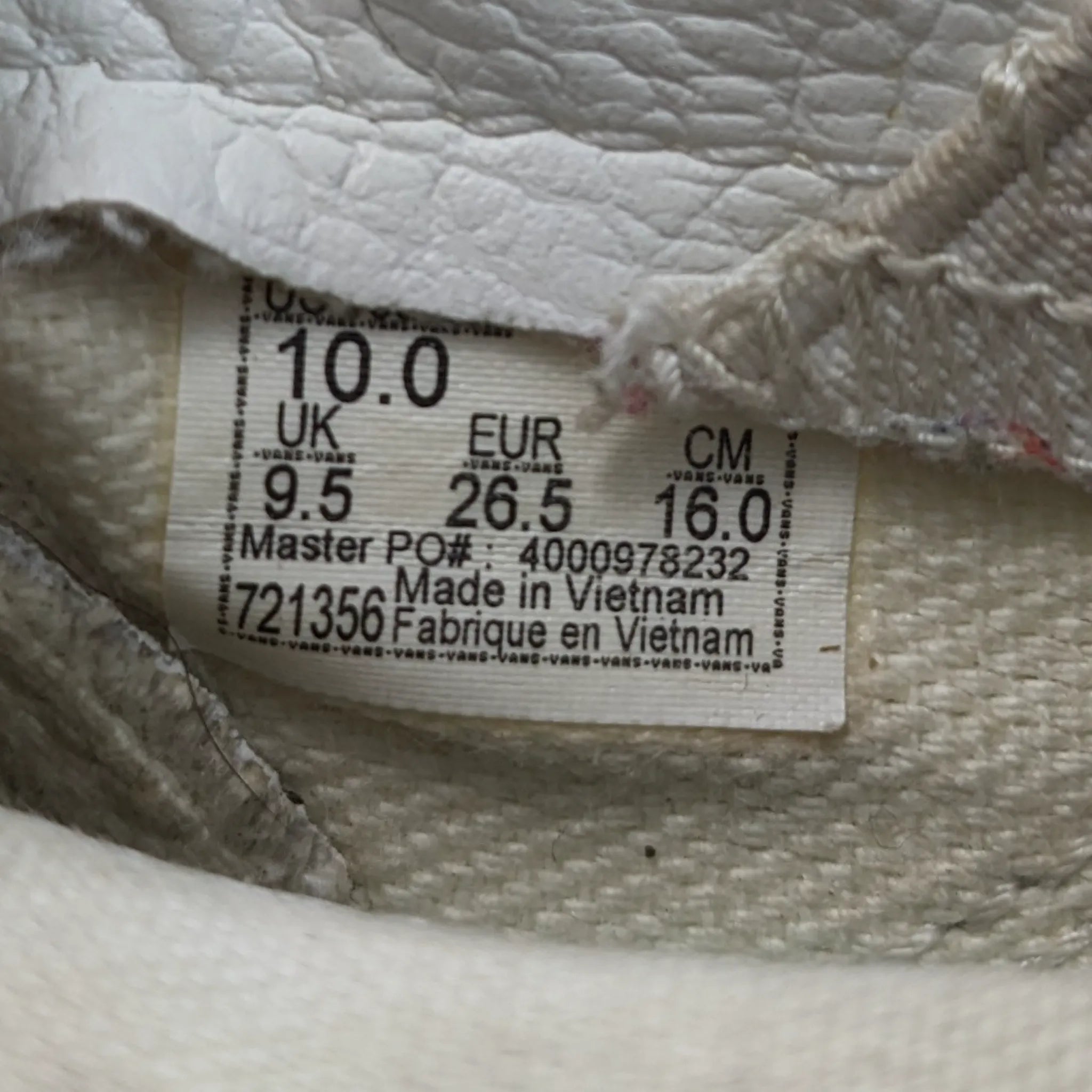 Vans White CheckerBoard SlipOns