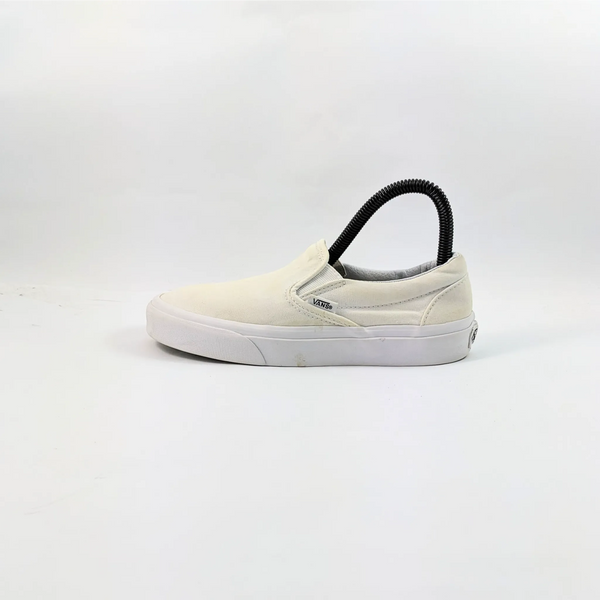 Vans White SlipOns