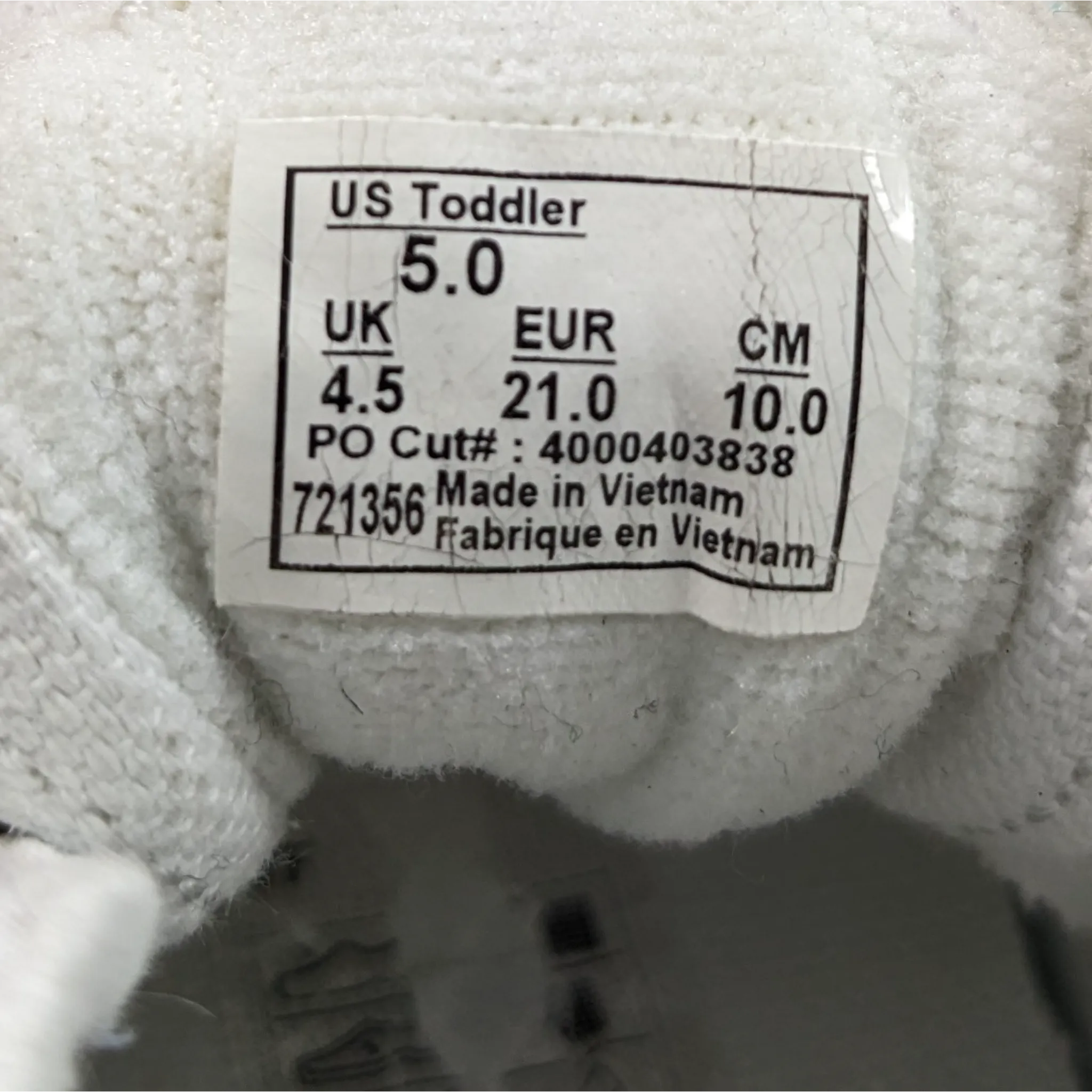 Vans White Hightops Kids
