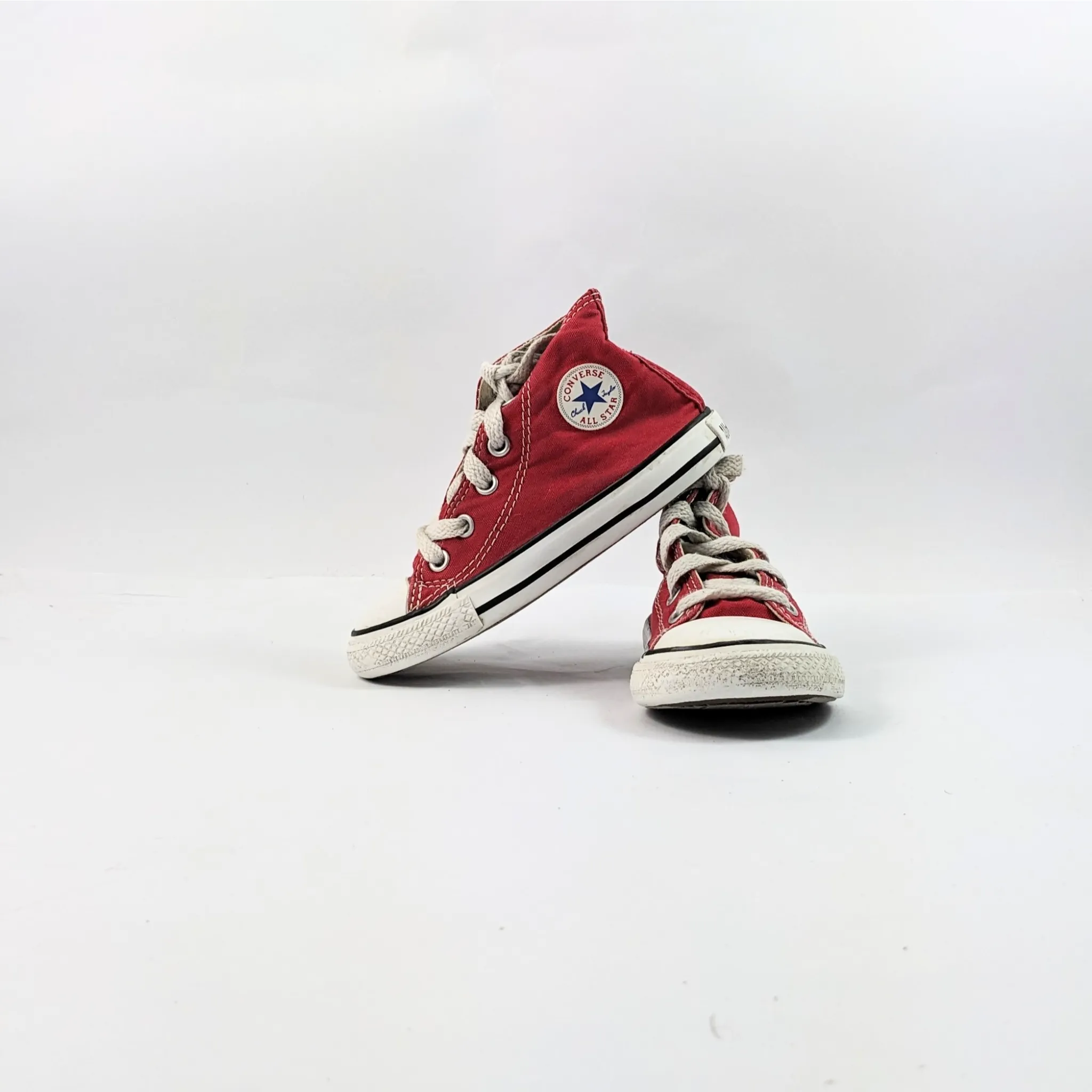 Converse Red Hightops Kids