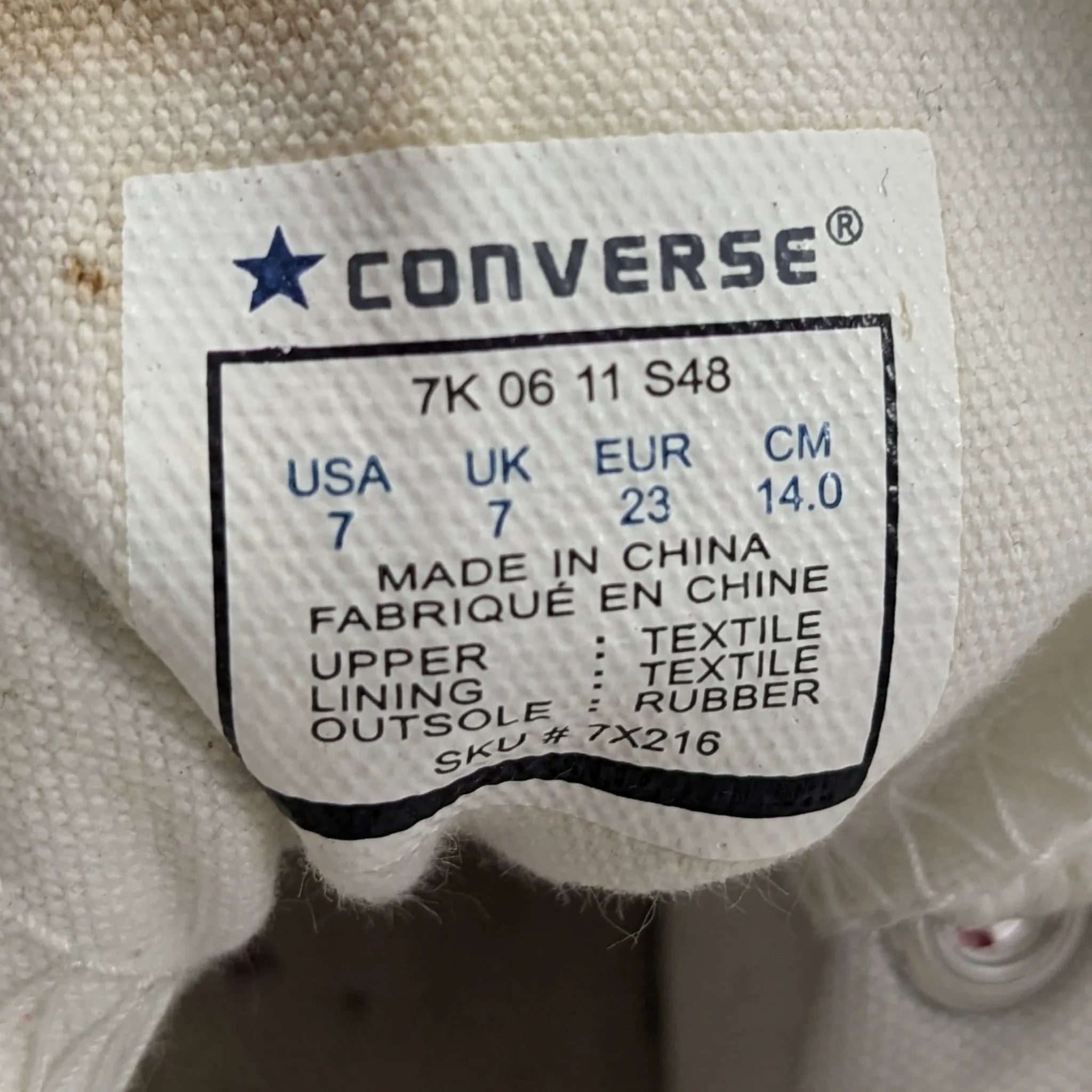 Converse White Hightops Kids