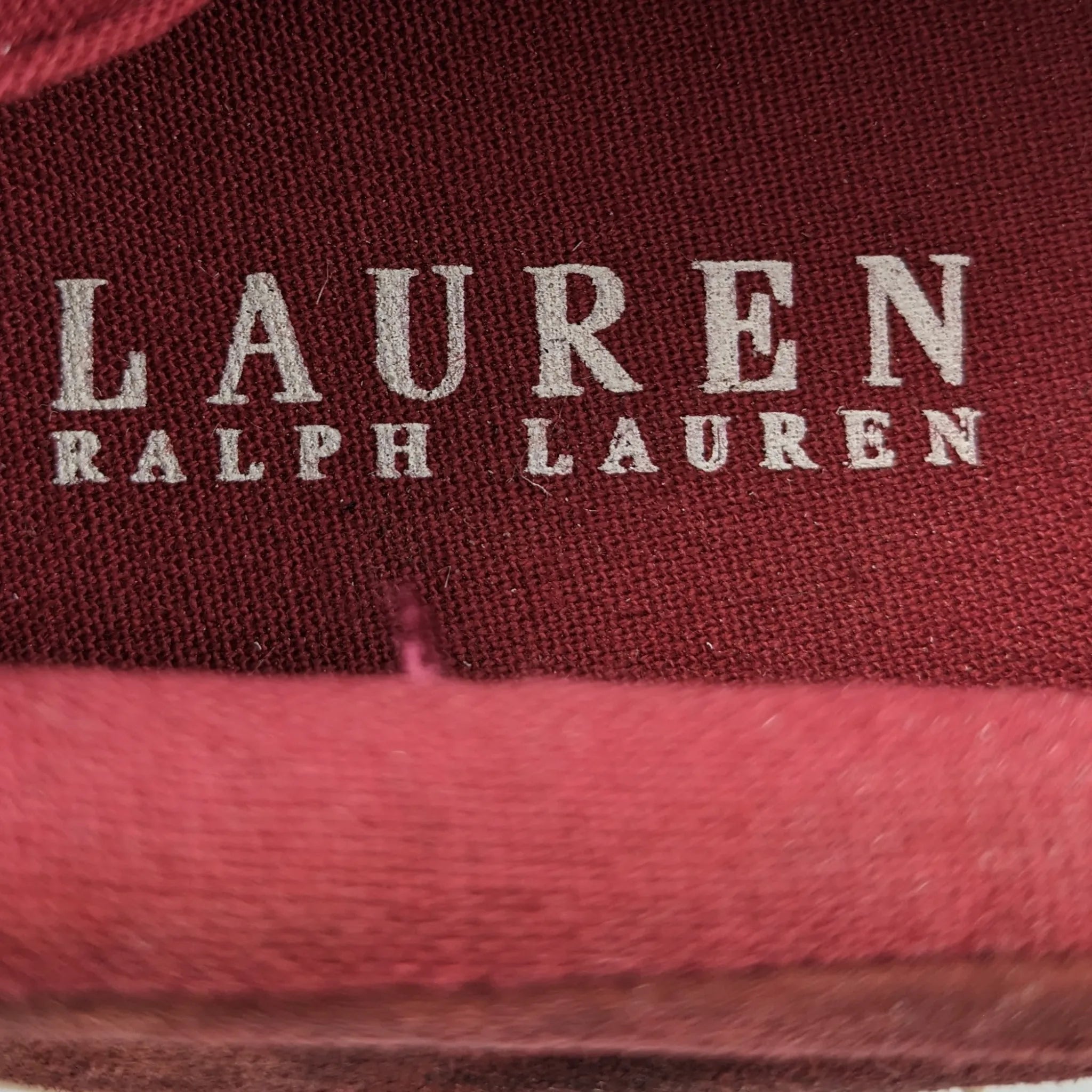 Ralph Lauren Red SlipOns