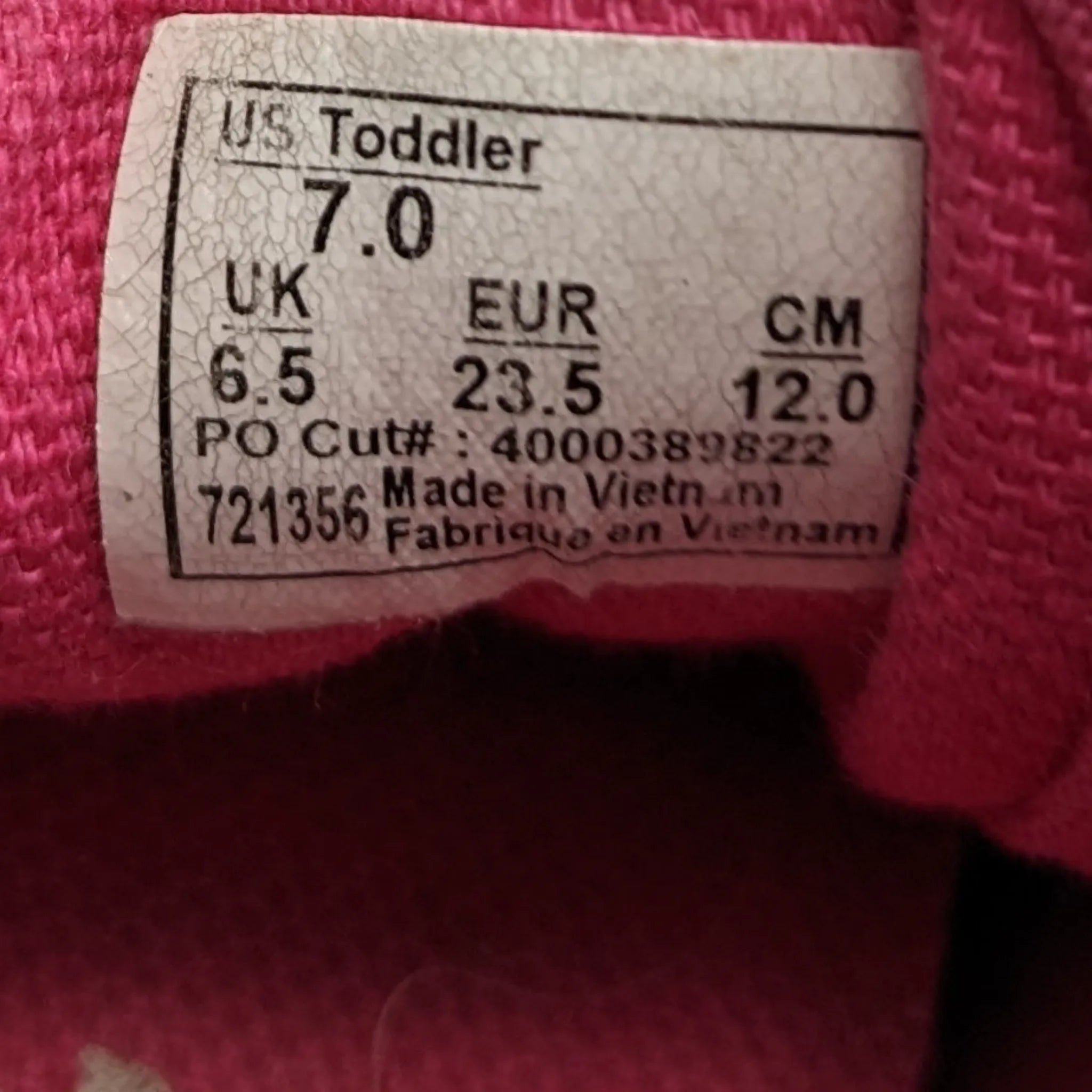 Vans Pink Sneakers Kids