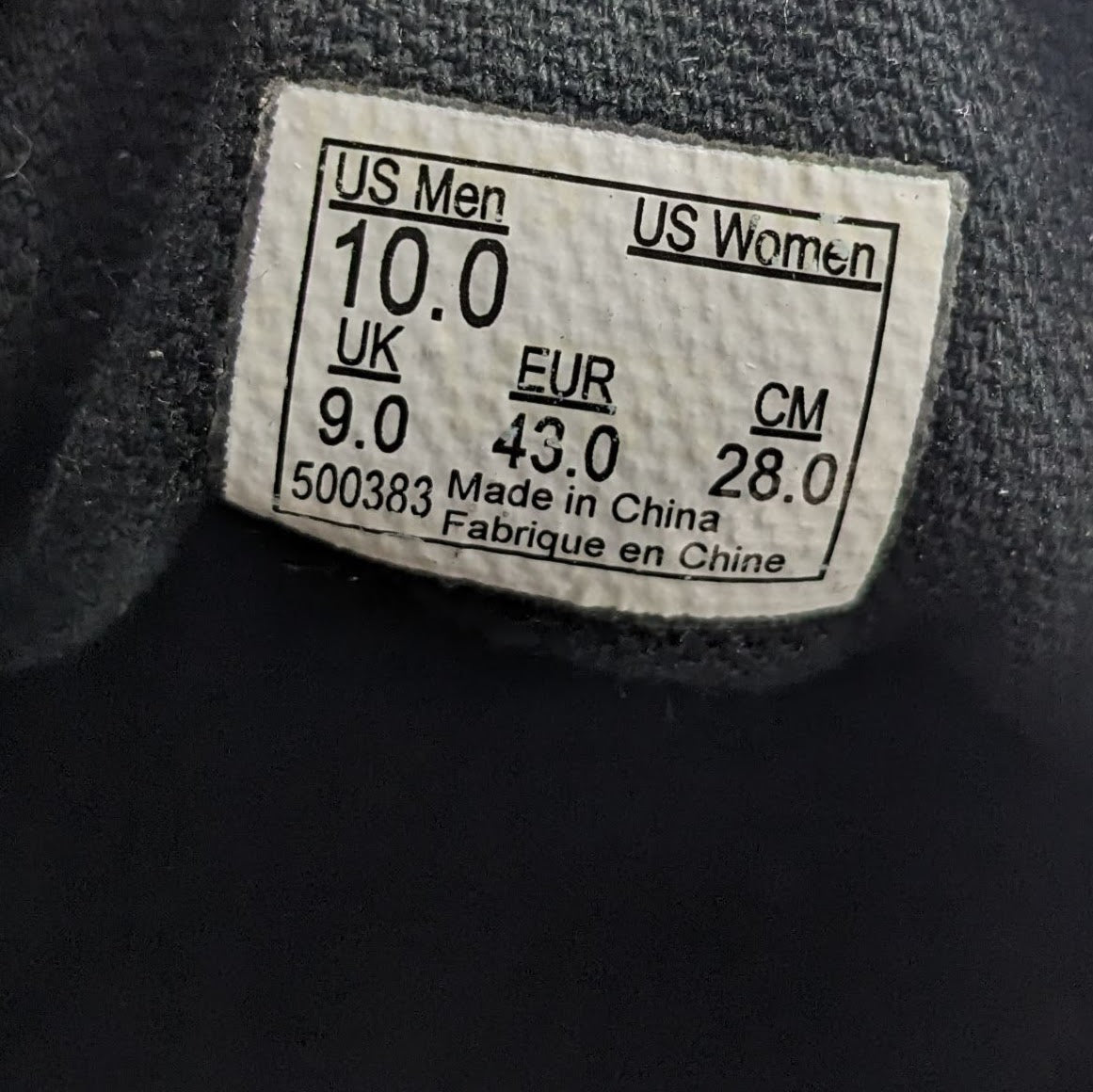 Vans Black Sneaker