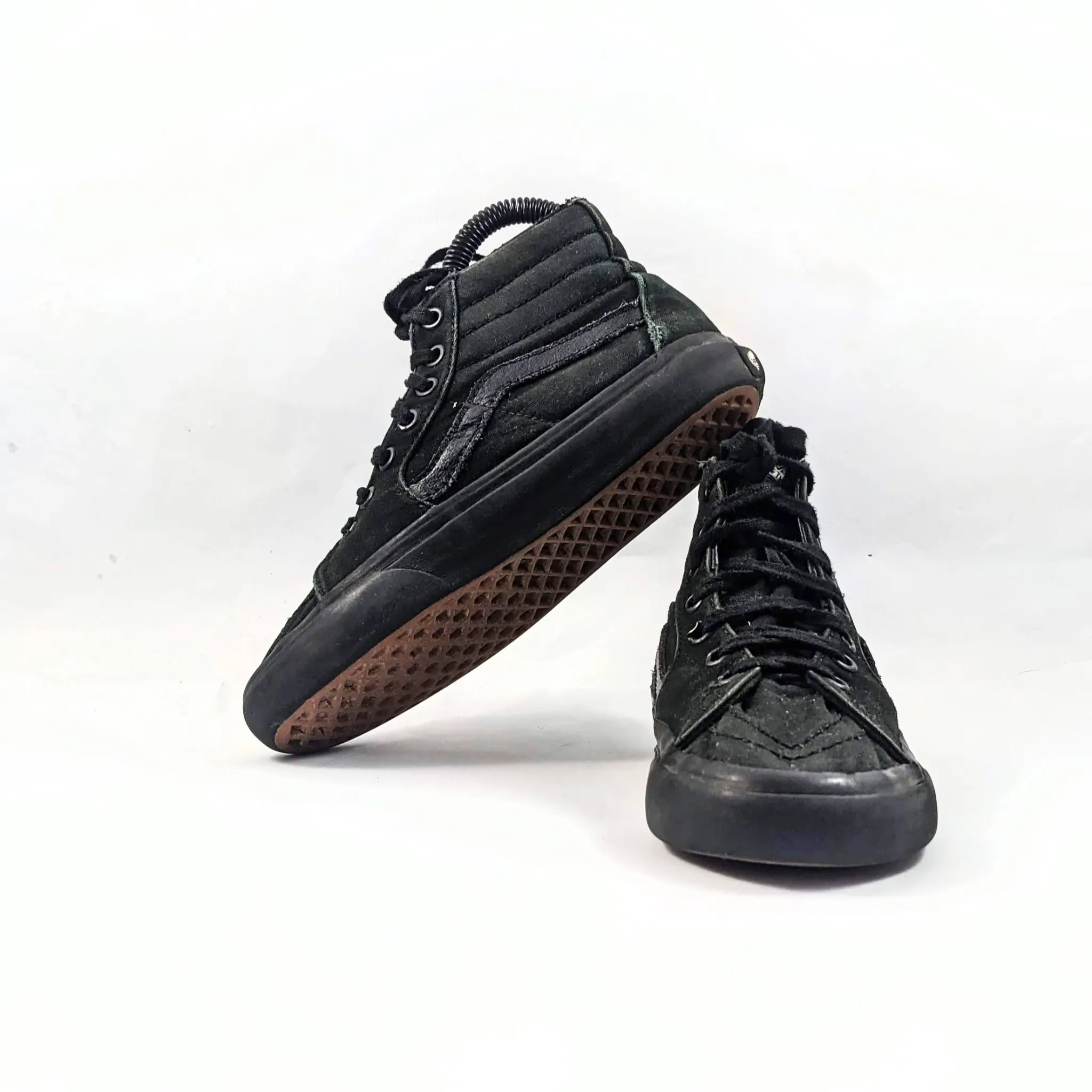Vans Black Hightops Kids