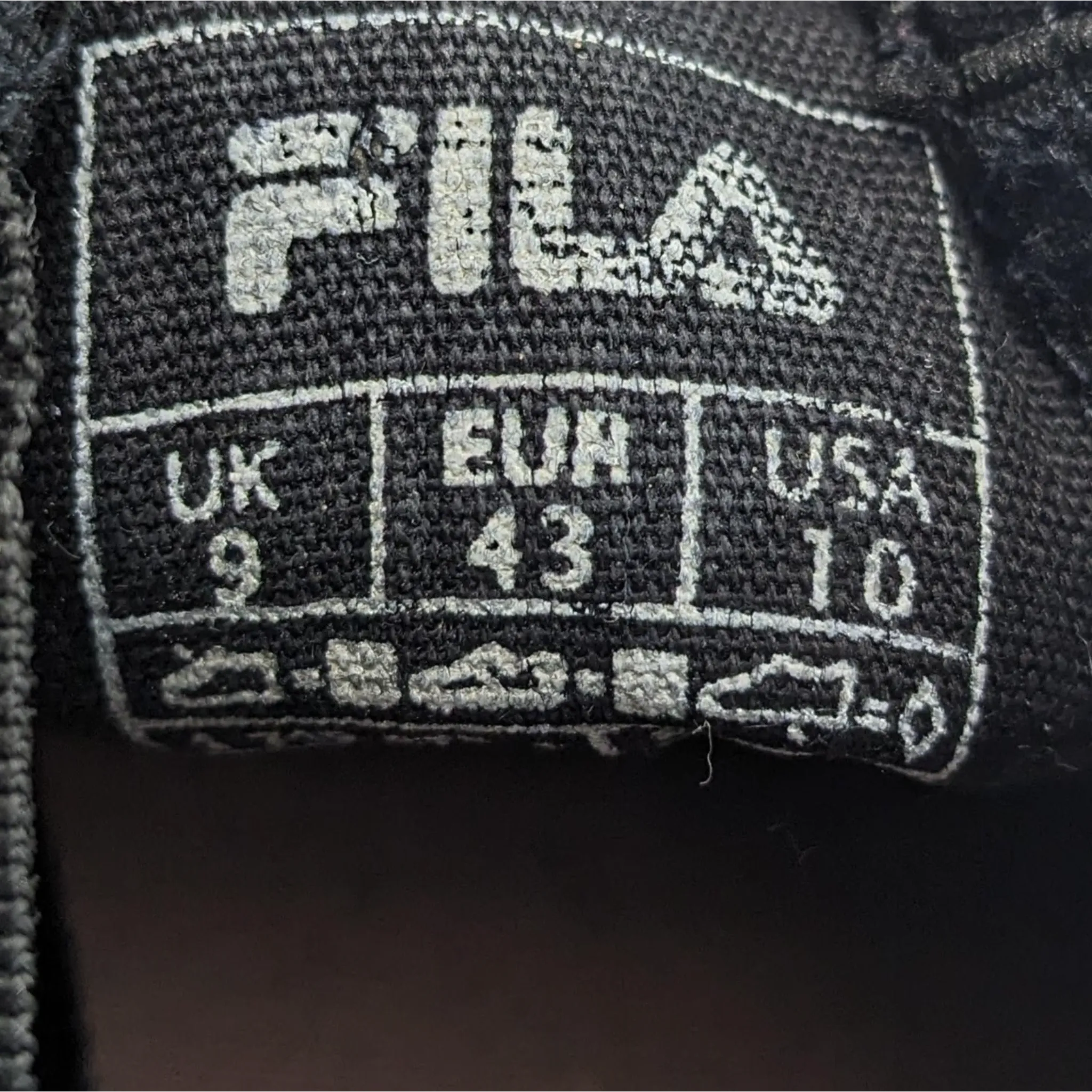 Fila Black Sneakers