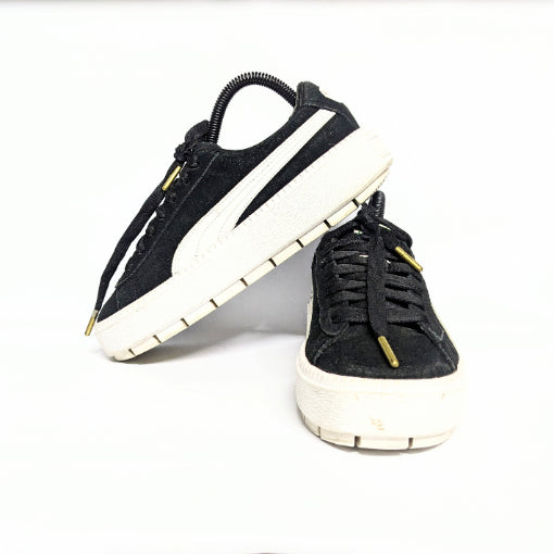 Puma Black Thick Sole Sneakers