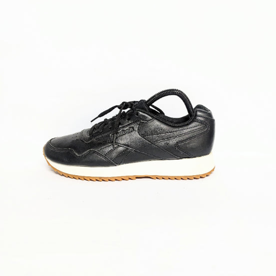 Buy Black Reebok Leather Sneakers