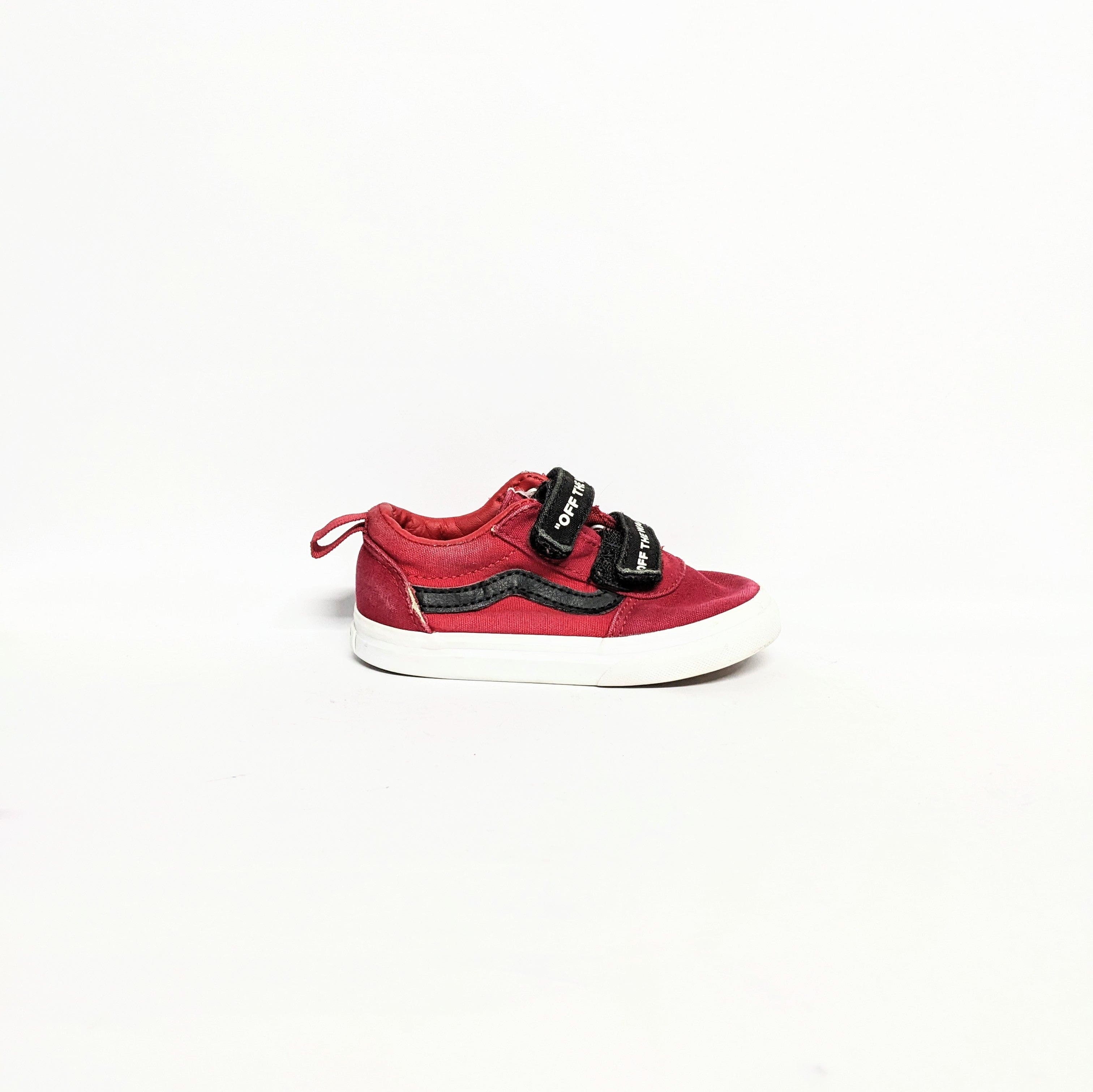 Vans Red Old Skool Kids Sneakers