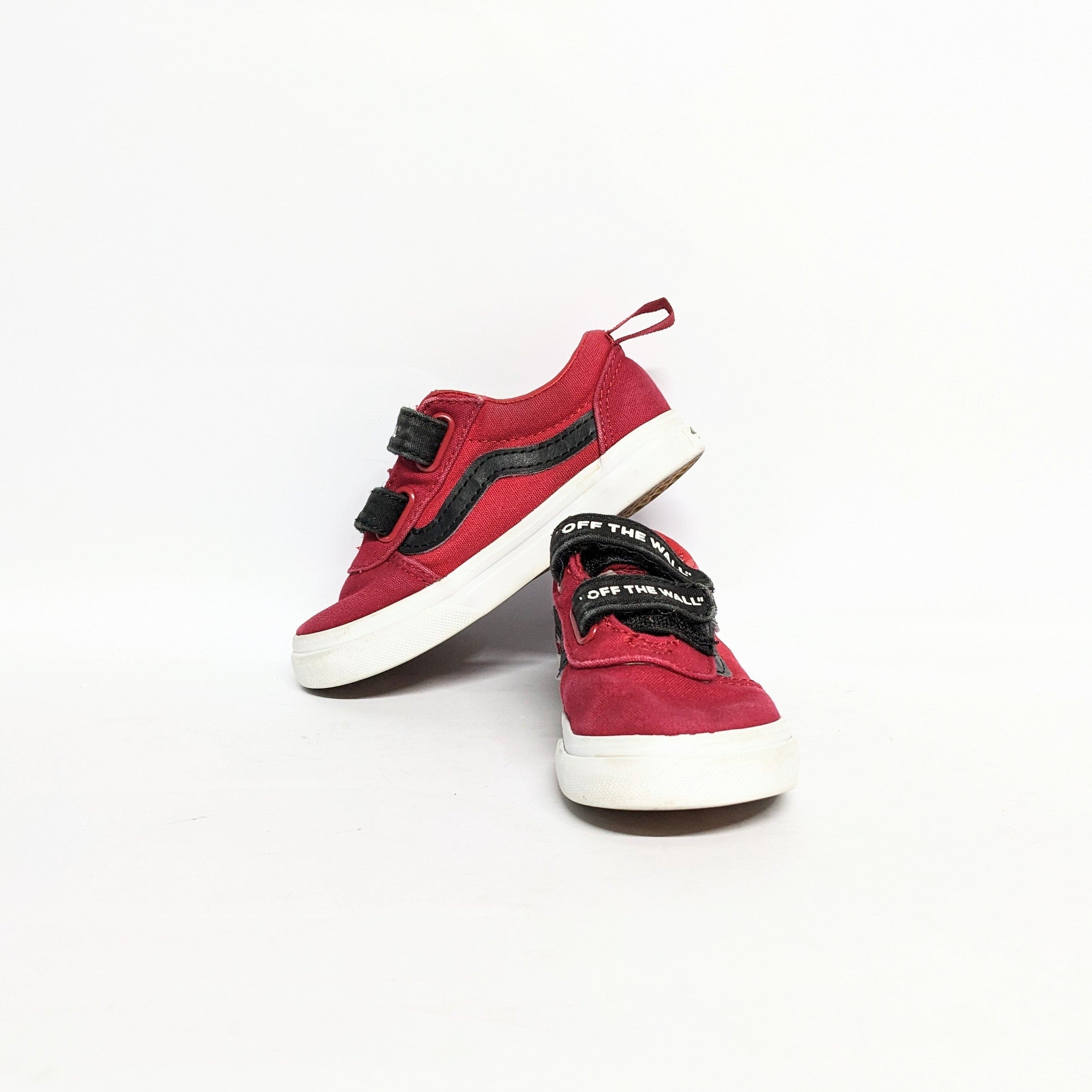 Vans Red Old Skool Kids Sneakers
