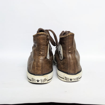 Converse All Star, Brown Leather Mid Junior Sneakers