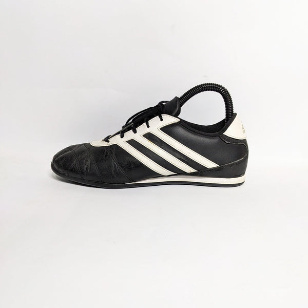Second Hand Black adidas Leather Sneakers