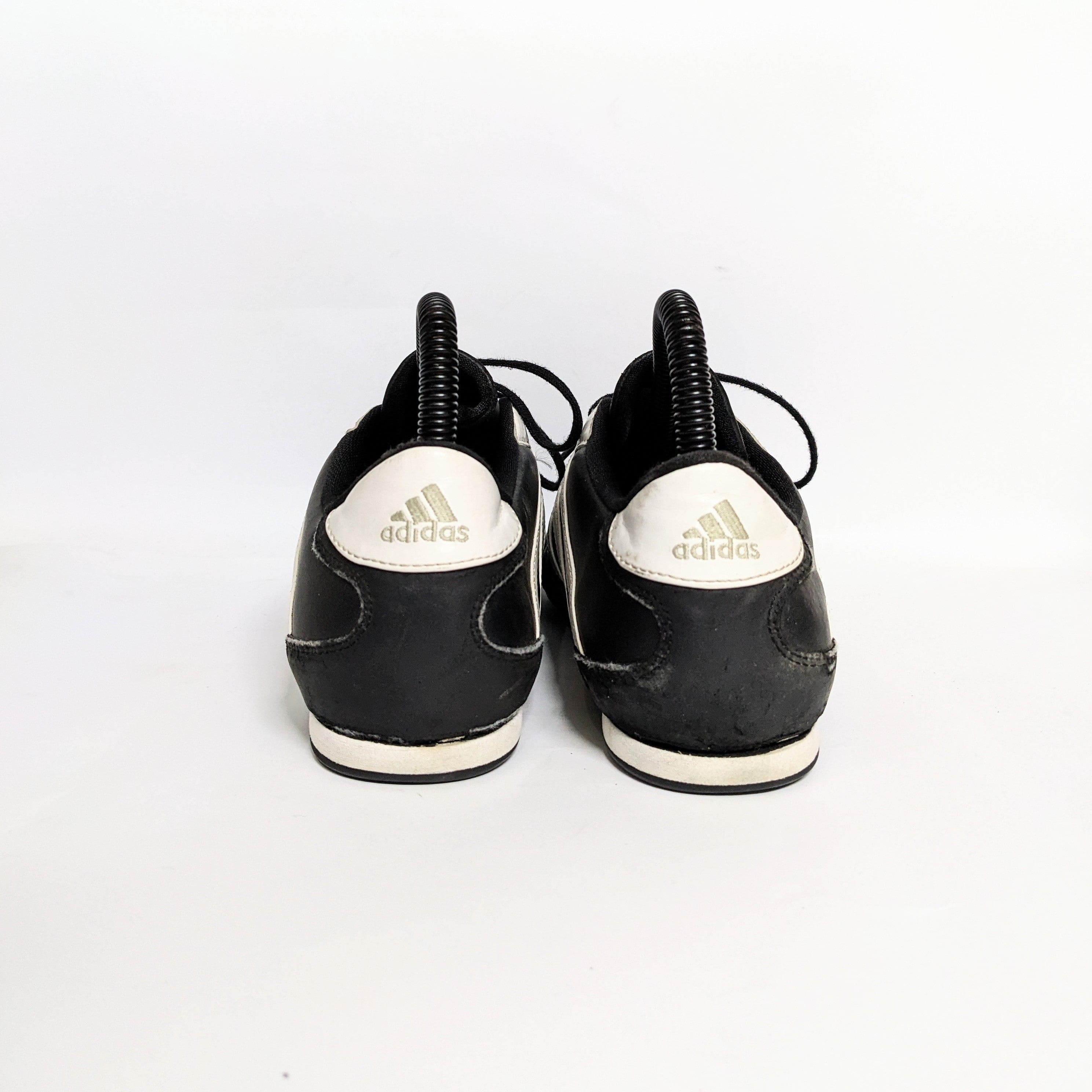 Second Hand Black adidas Leather Sneakers