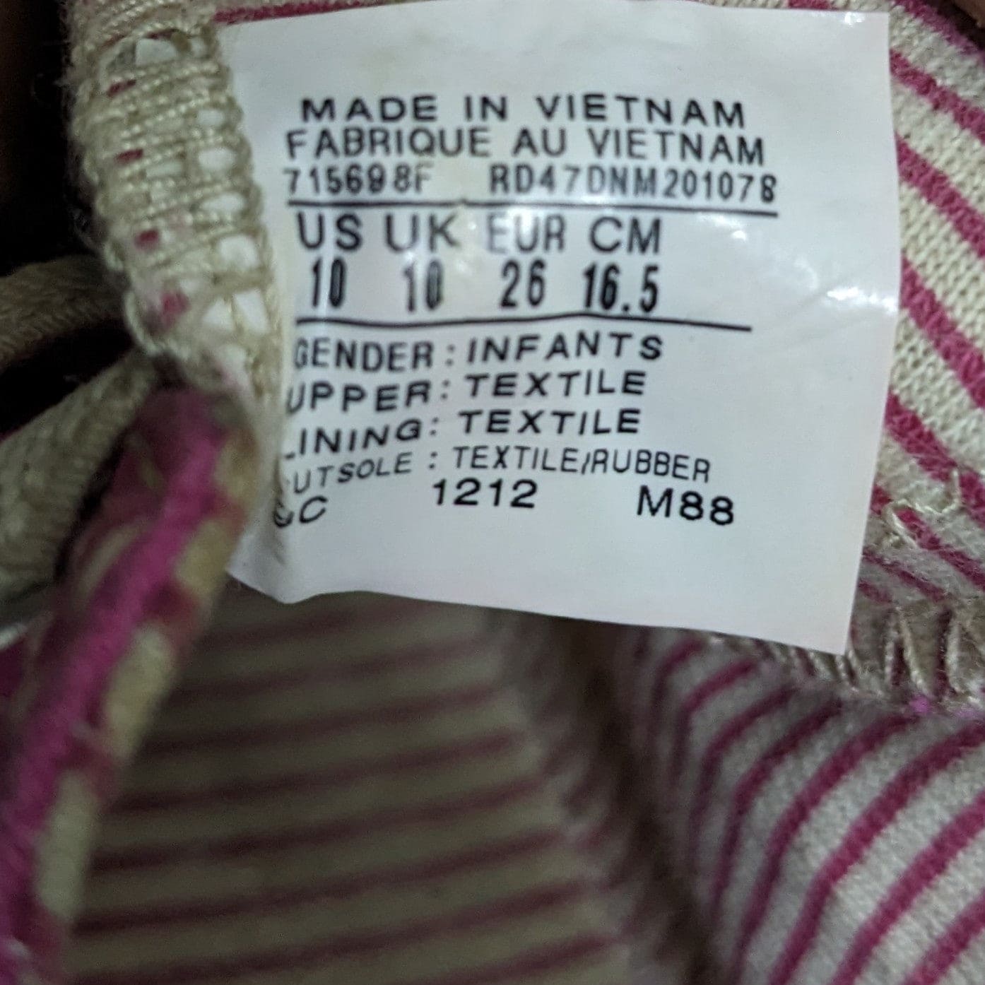 Converse Pink Kids Preloved Sneakers