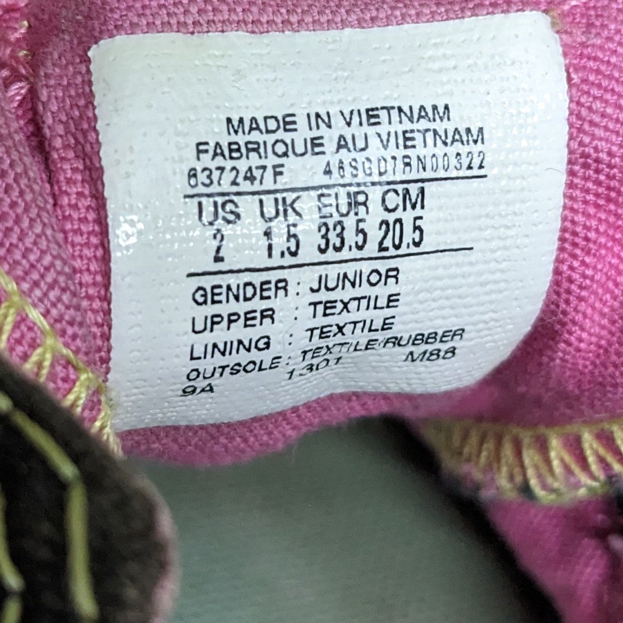 Converse Kids Sneakers grey with Pink Laces