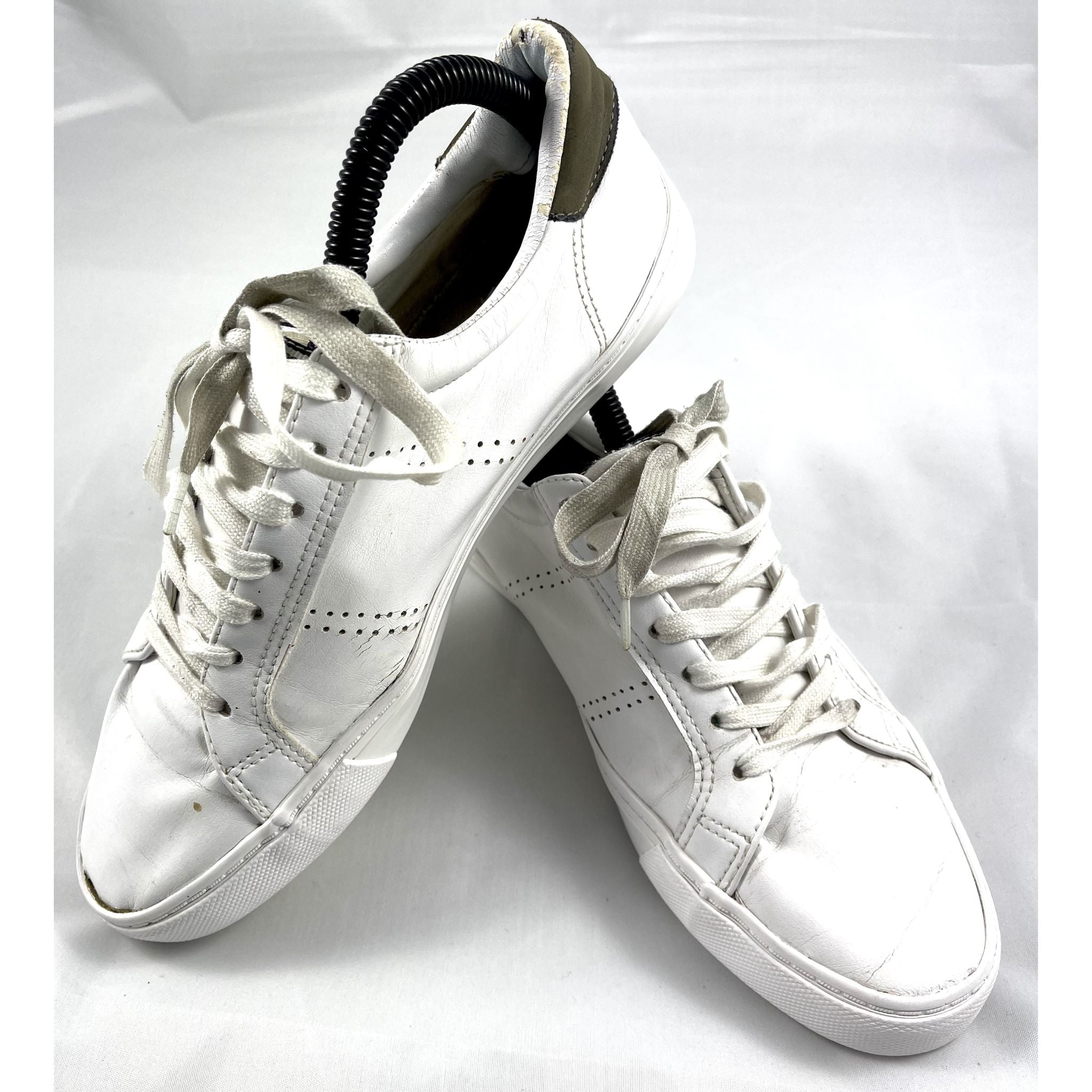 Pull&Bear White Leather Sneakers