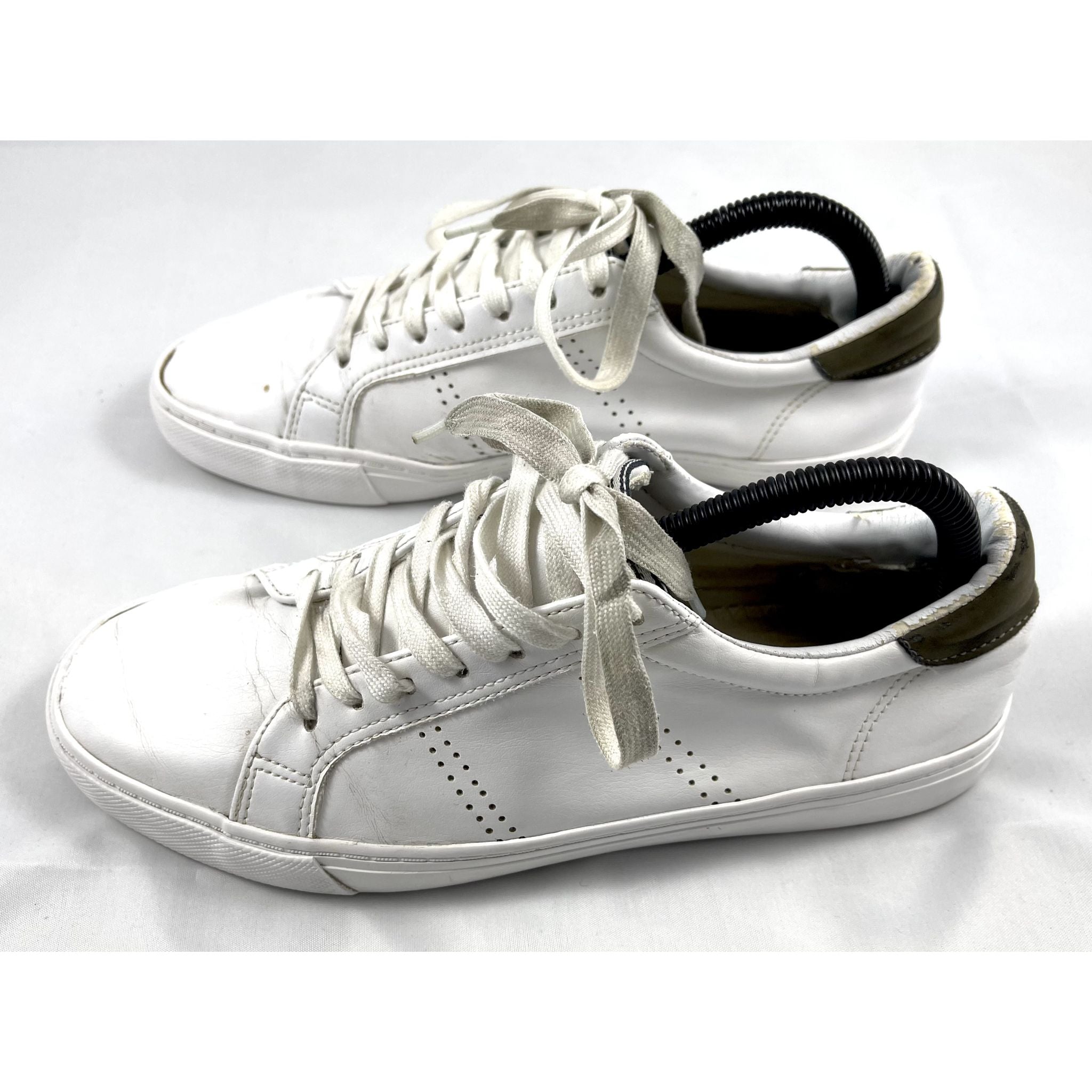 Pull&Bear White Leather Sneakers
