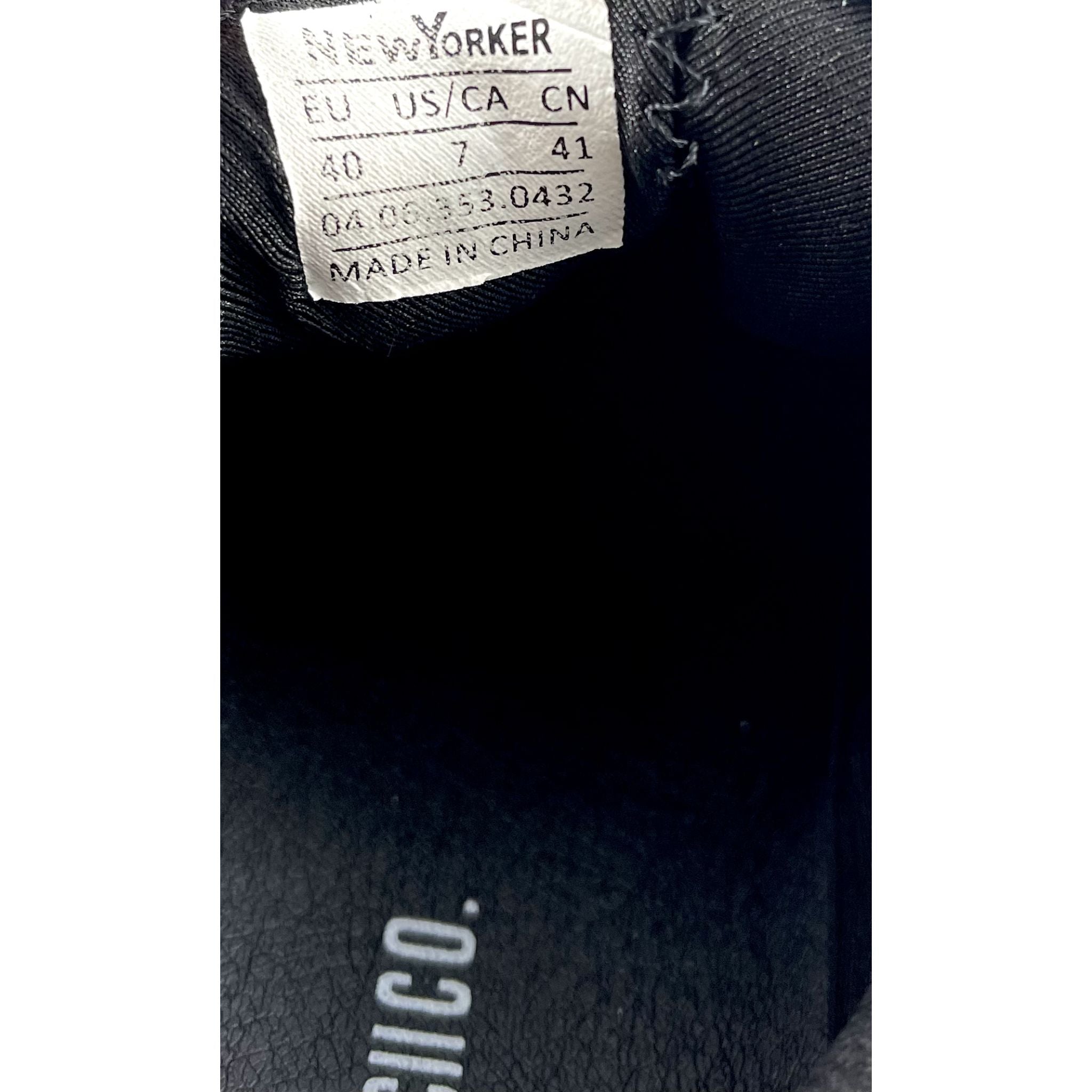 NewYorker Icon Black Sneakers