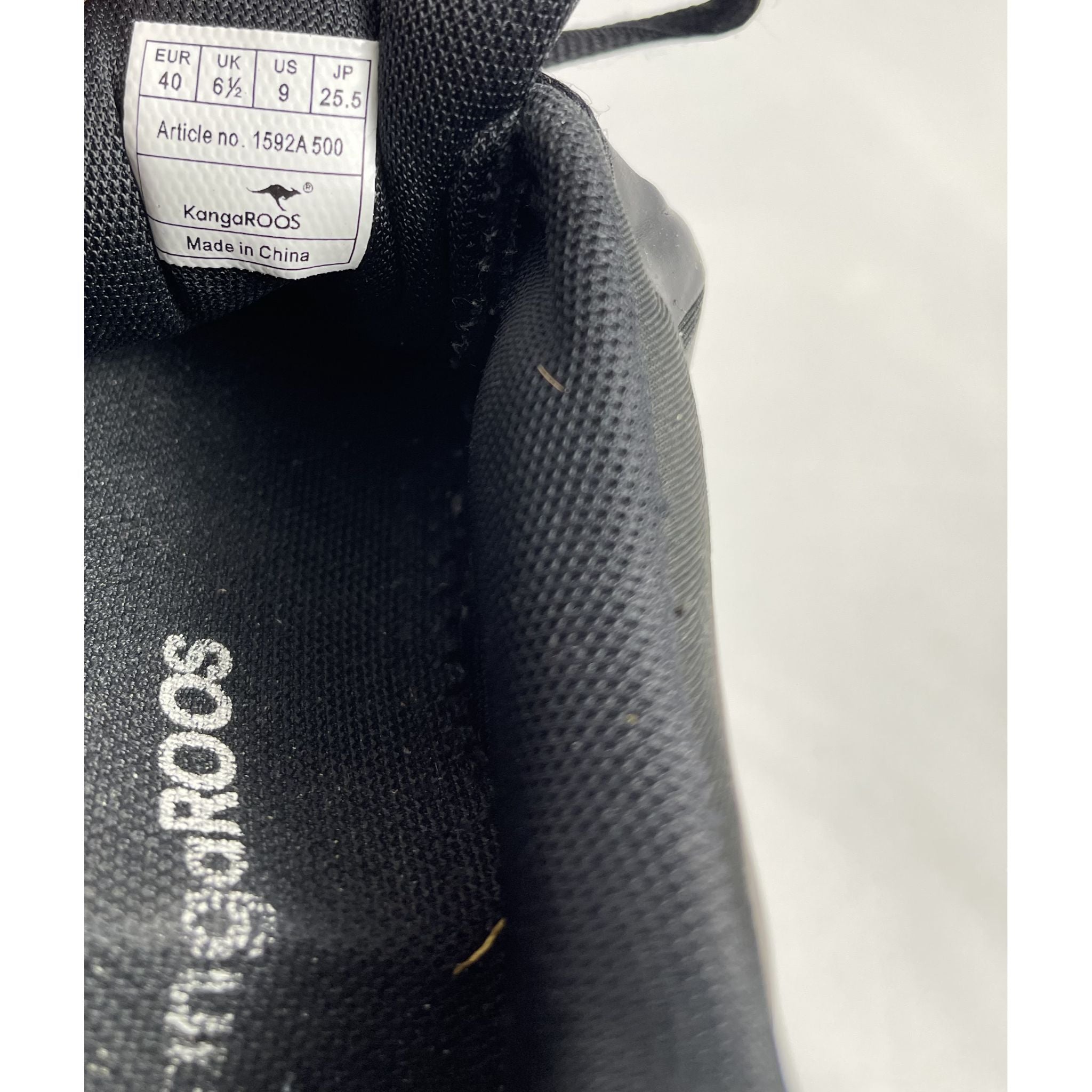 KangaRoos Black Sneakers