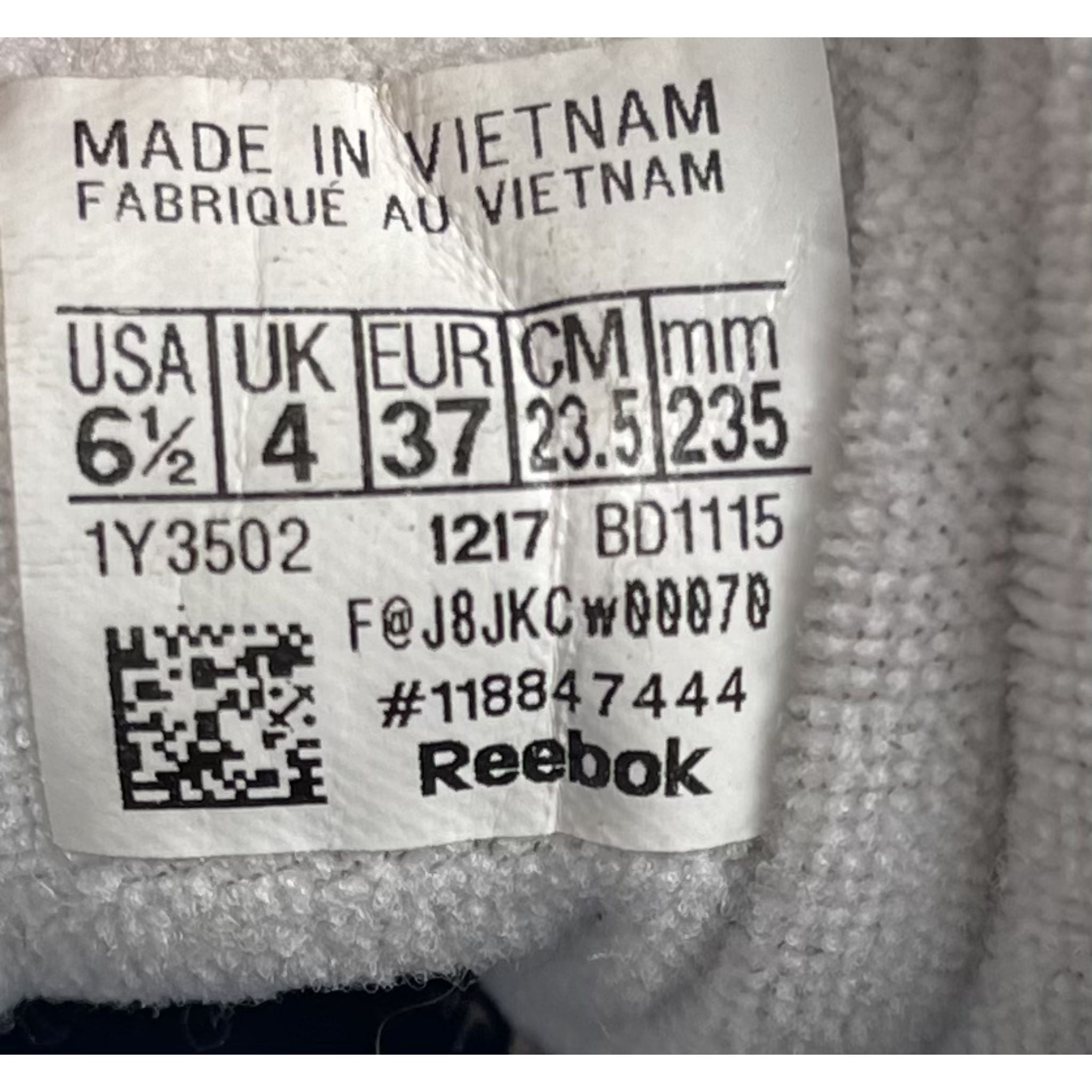 Reebok White Sneakers Preloved Excellent
