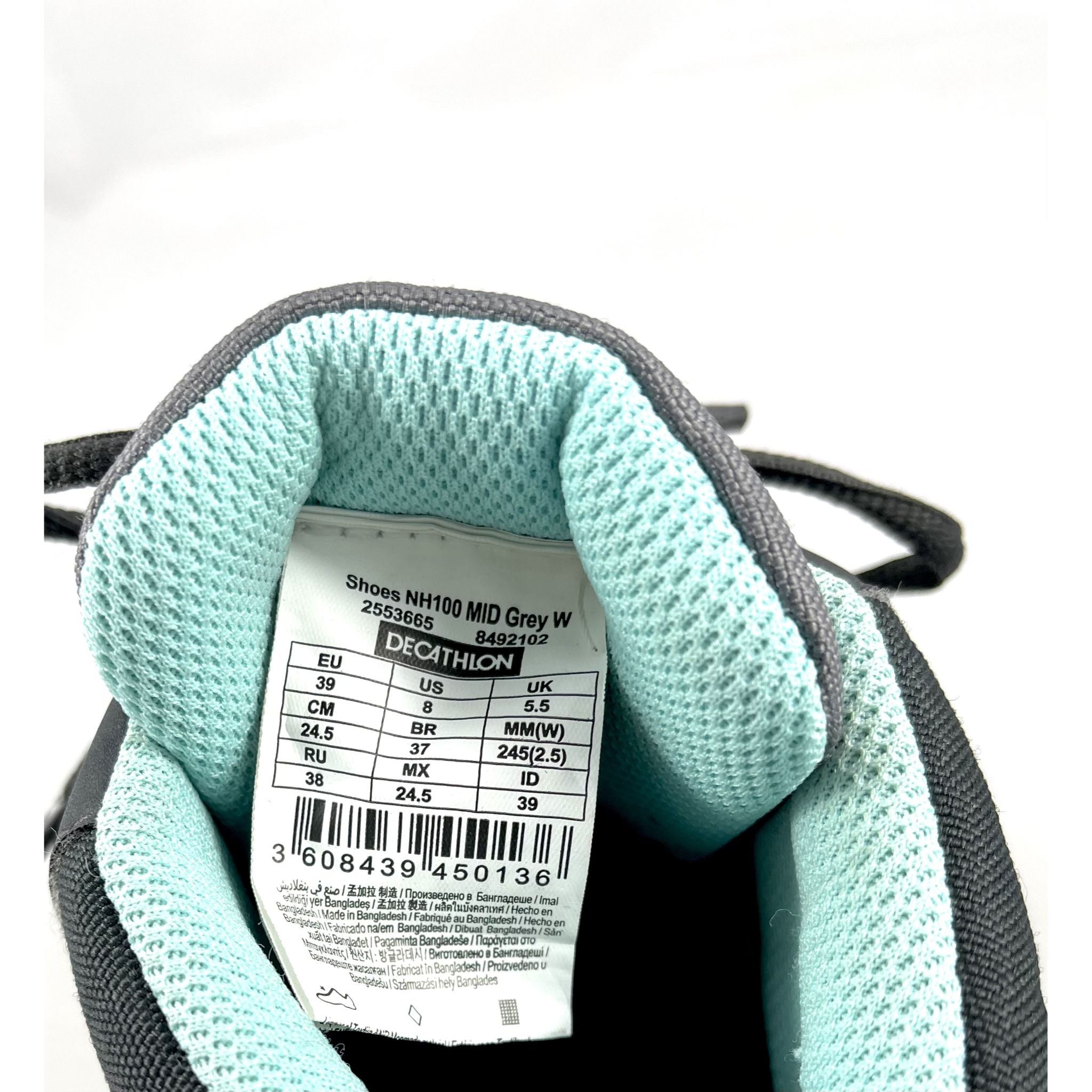 Quechua Decathlon Gray HighTops Premium