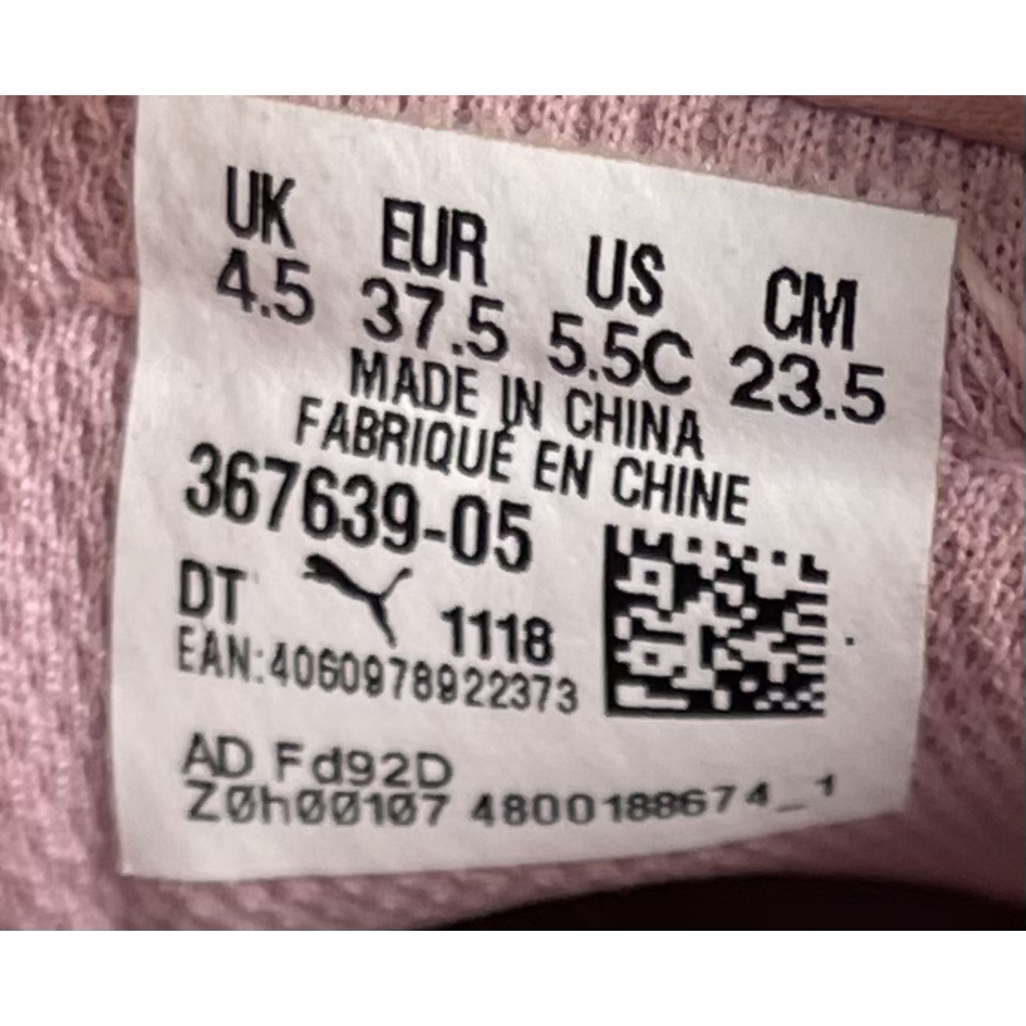 PUMA Pink Sneakers