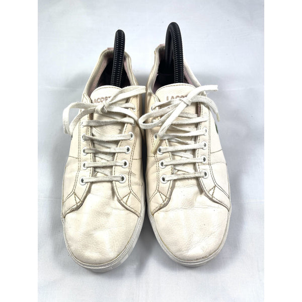 Lacoste White Leather Sneakers
