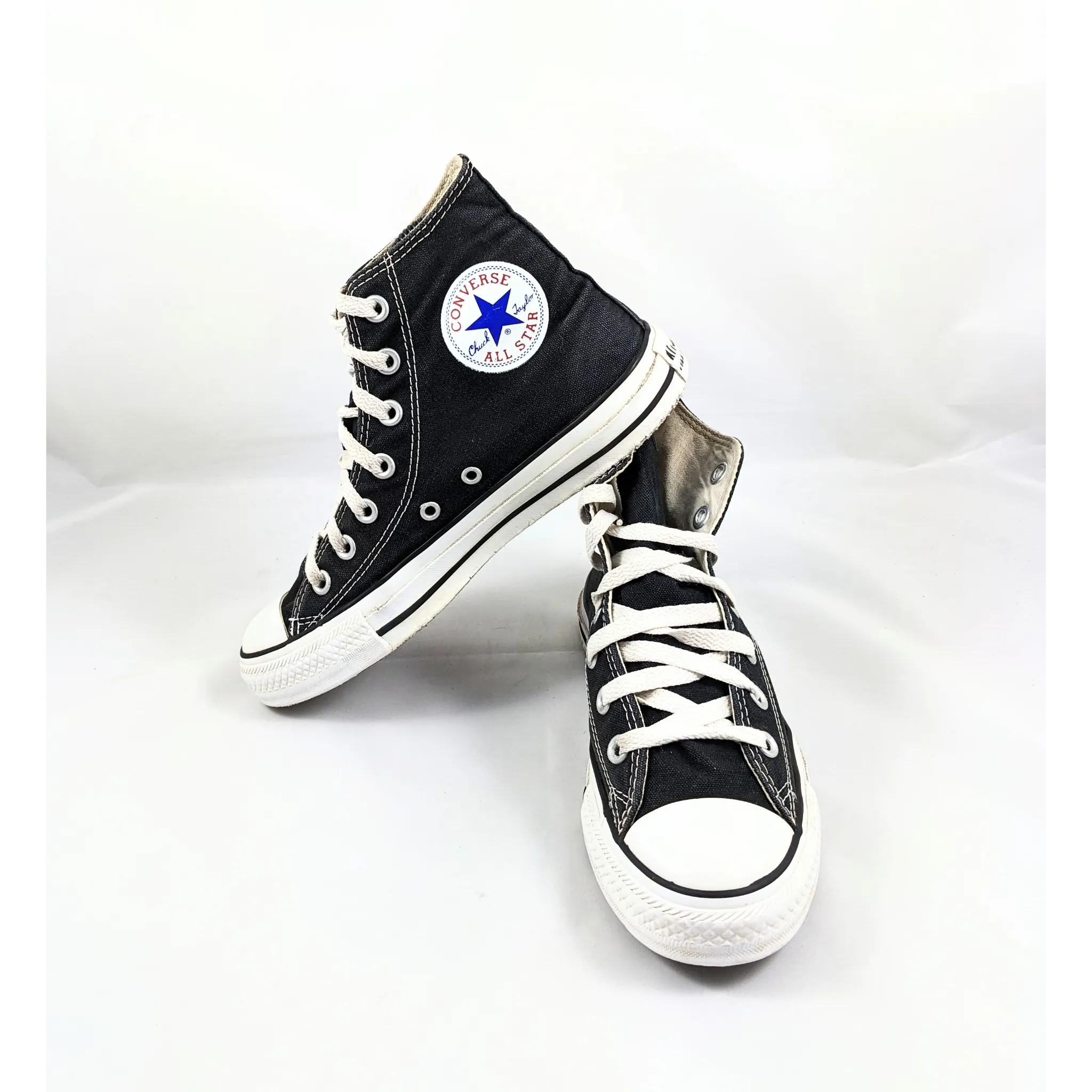 Converse Black Hightops